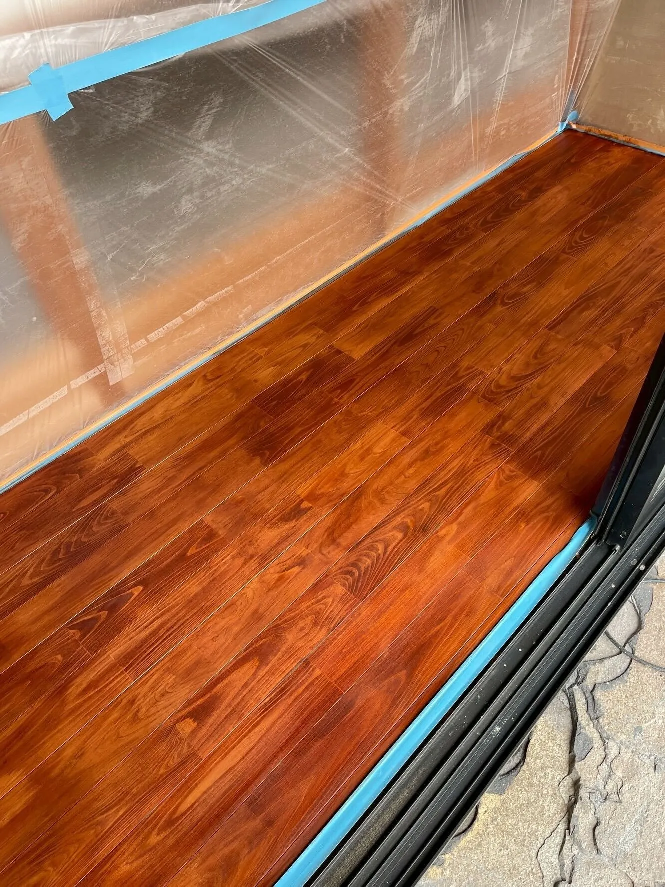 伊佐市の床塗装